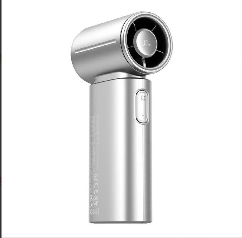 JISULIFE مروحة يدوية JISULIFE Life9S، 5 سرعات، 22 ساعة تشغيل، 5000 مللي أمبير قابلة لإعادة الشحن، محمولة صغيرة - Image 1
