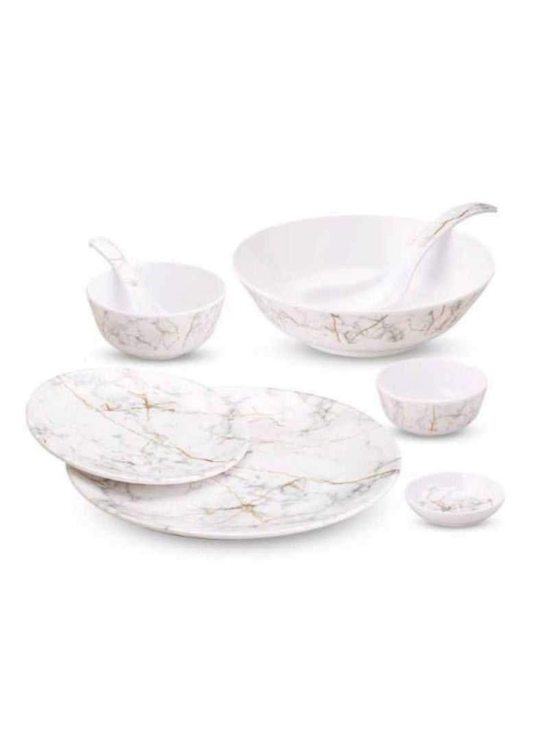 Top Pick Melamine Gold Dinner Set 30 Pc Set