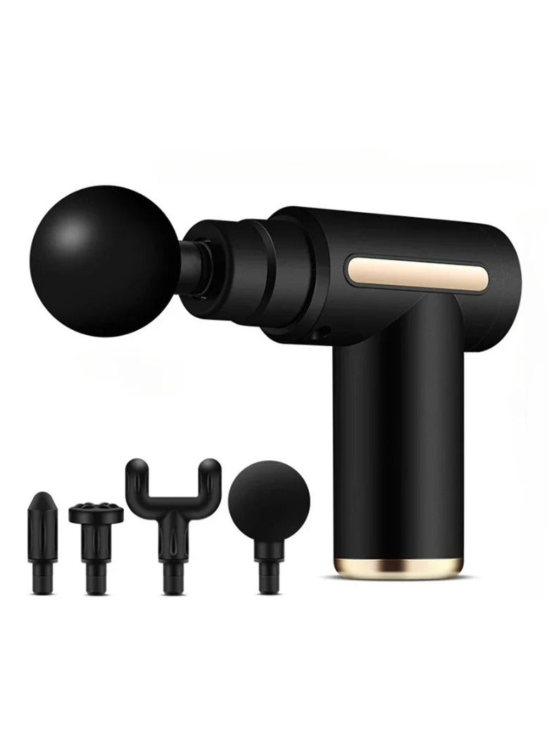 Mini Massage Gun Percussion Deep Tissues Muscle Massager Gun With 6 Speeds Massage Device Super Quiet Portable Electric Handheld Body Massager for Back Neck Pain Relief - Image 1