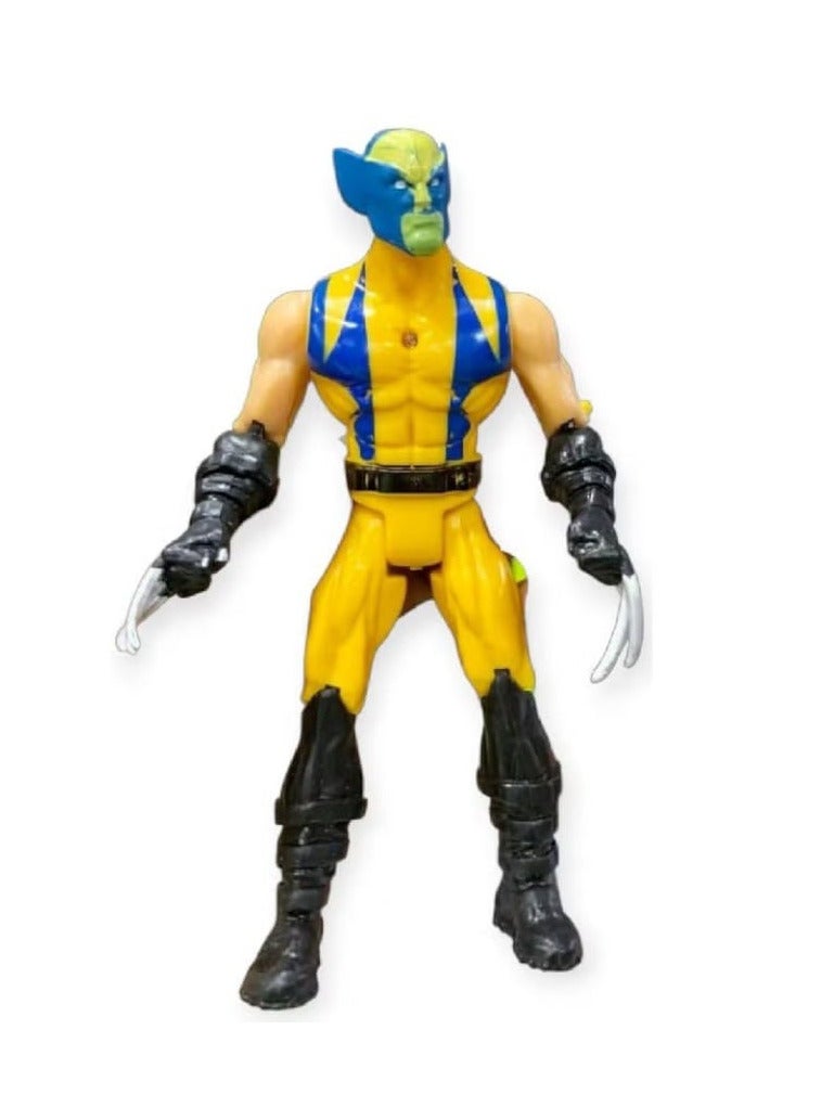 مجسم شخصية وولفرين الخارق، من سلسلة رجال إكس الكلاسيكية، بمفاصل ذراع وساق قابلة للحركة، هدية لمحبي وولفرين - Image 1