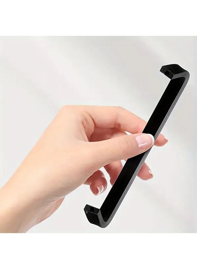 12pcs Black Aluminum Cabinet Handles Modern Sleek Design Durable Drawer Pulls - Image 4