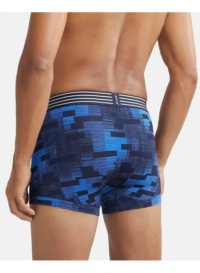 Jockey  Move Mens Trunk MM08 Move Blue for Men | Best Price UAE