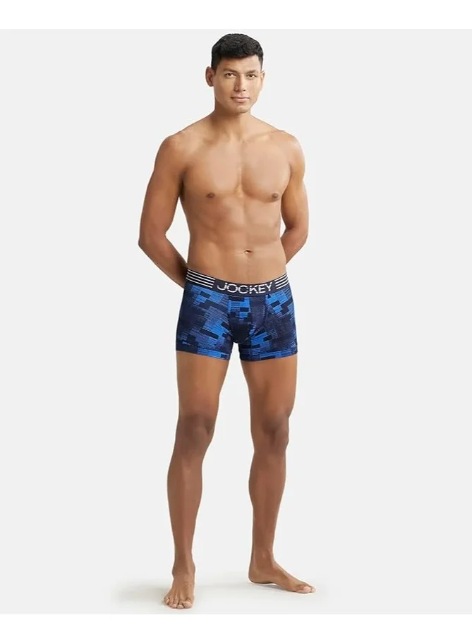 Jockey  Move Mens Trunk MM08 Move Blue for Men | Best Price UAE