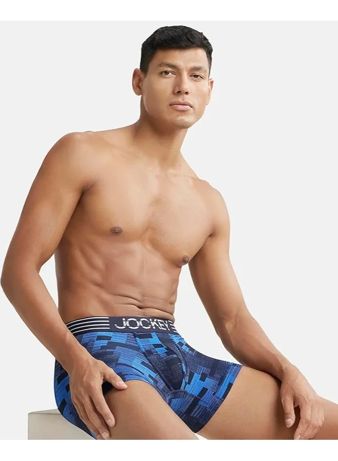 Jockey  Move Mens Trunk MM08 Move Blue for Men | Best Price UAE