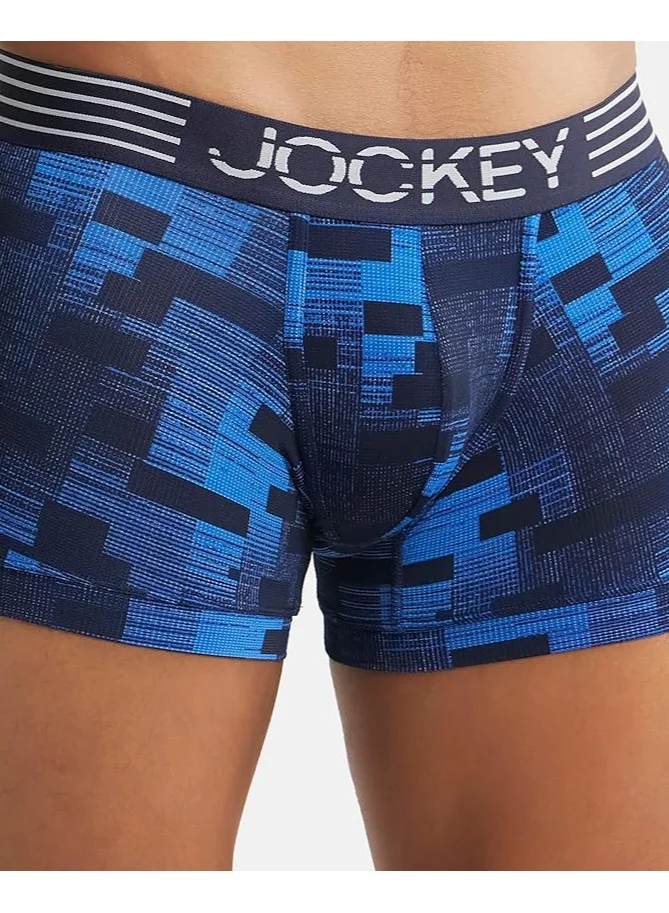 Jockey  Move Mens Trunk MM08 Move Blue for Men | Best Price UAE