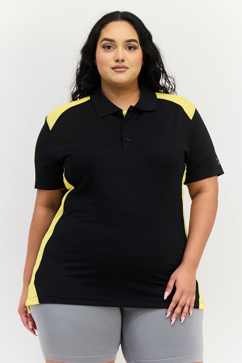 Reebok Women Sportswear Fit Short Sleeves Training Polo Shirt, Multicolor - Image 1