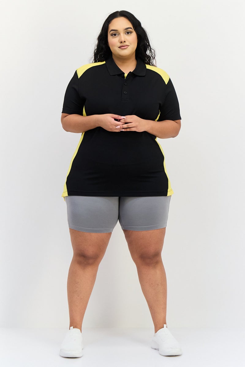 Reebok Women Sportswear Fit Short Sleeves Training Polo Shirt, Multicolor - Image 4