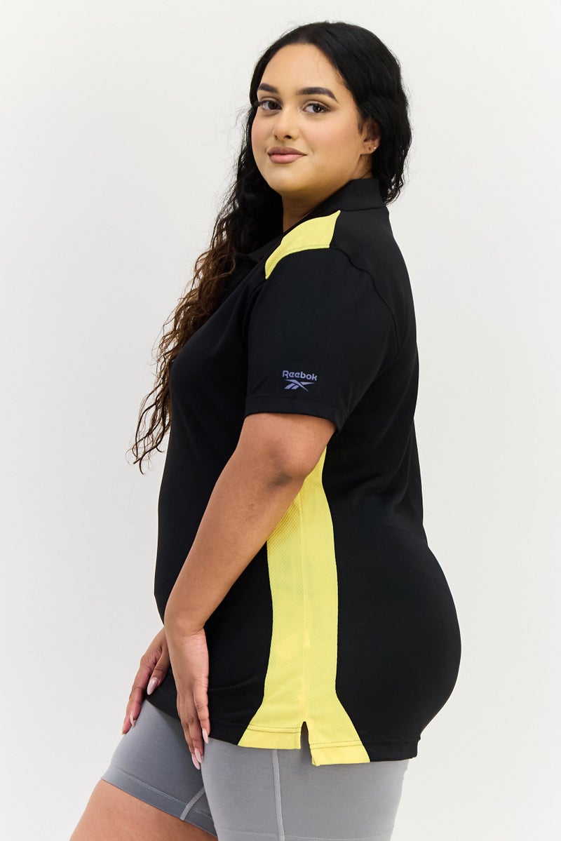 Reebok Women Sportswear Fit Short Sleeves Training Polo Shirt, Multicolor - Image 2