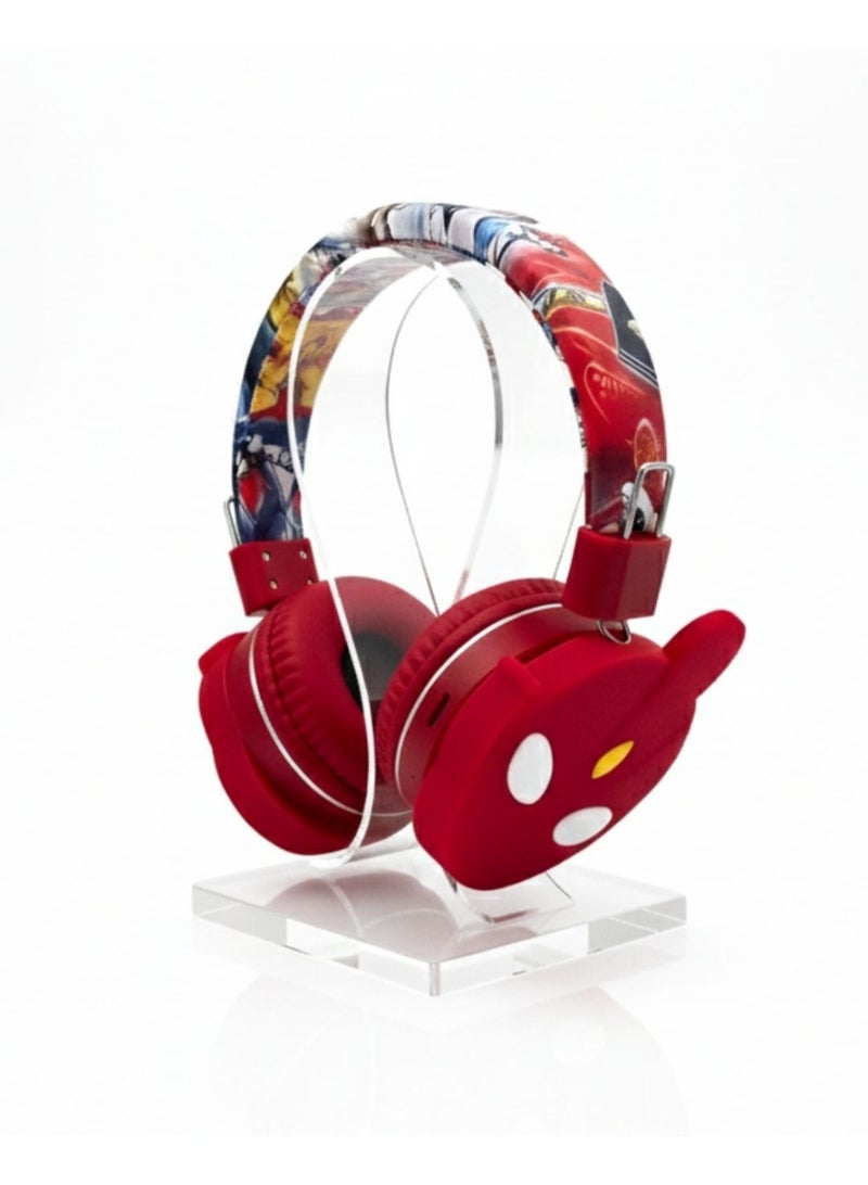Portbae Kids Wireless Foldable Over-Ear Headphones AH-906V ,Comfortable wireless headphones for kids with over-ear design, clear sound, and a lightweight build—perfect for school, learning, and entertainment. - Image 1