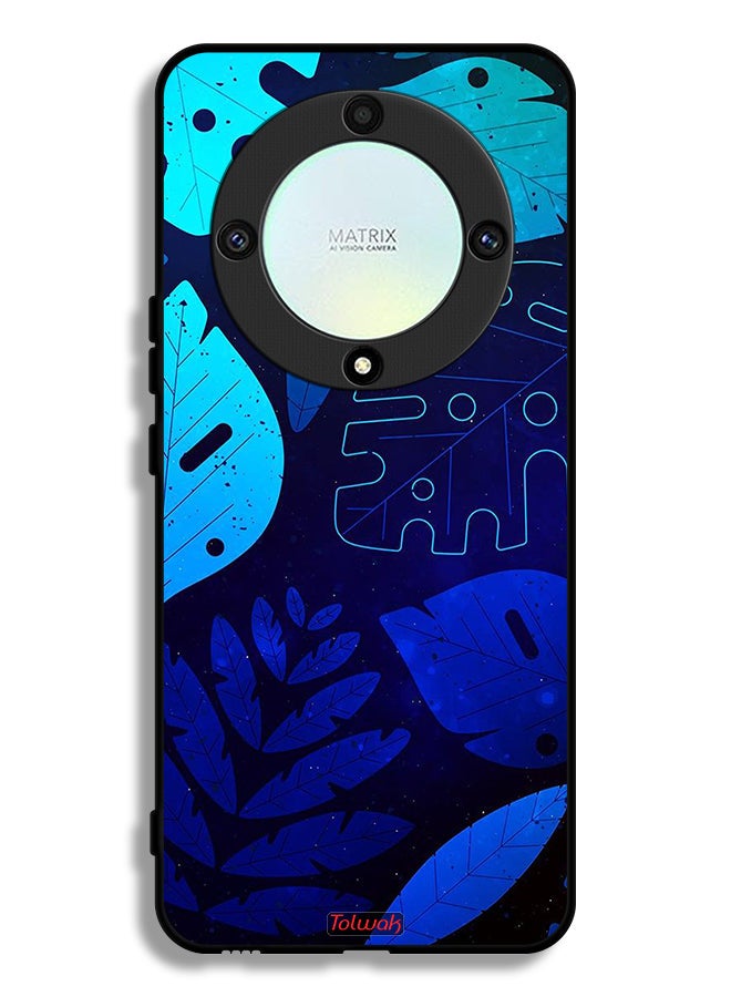 Tolwak Honor X9a Protective Case Cover Leaves Pattern - Image 1