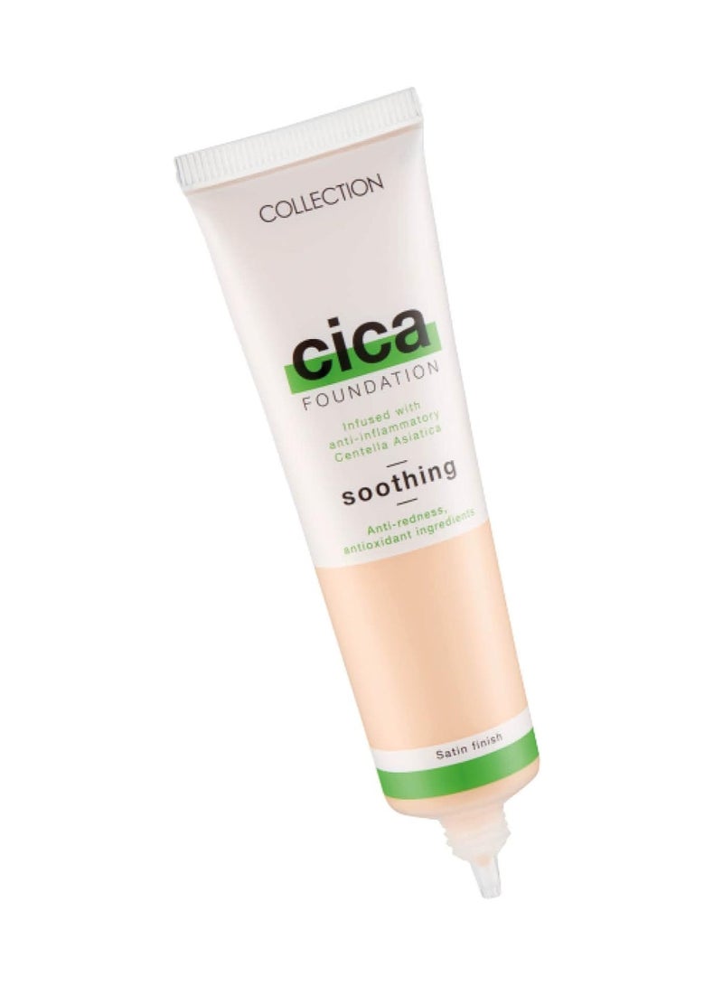 Collection فاونديشن سيكا متوسط التغطية مرطب مع مضاد للاحمرار - شفاف إضافي 30 مل - Image 2