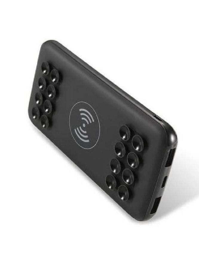 Raxoom 10000 mah Fast Wireless Charging Power Bank Black - Image 2