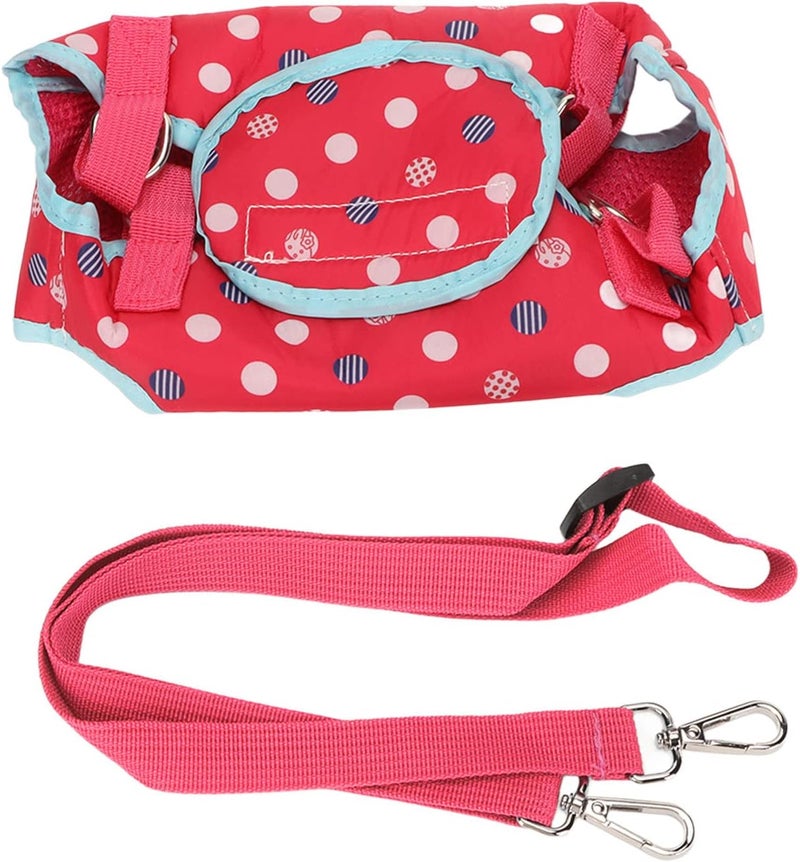 Dog Lift Harness, Breathable Polyester Support Sling, Small Dogs - Dual Lumbar Strips, Washable and Portable, Comfortable Fit for Mobility Assistance (Pink) - Image 1