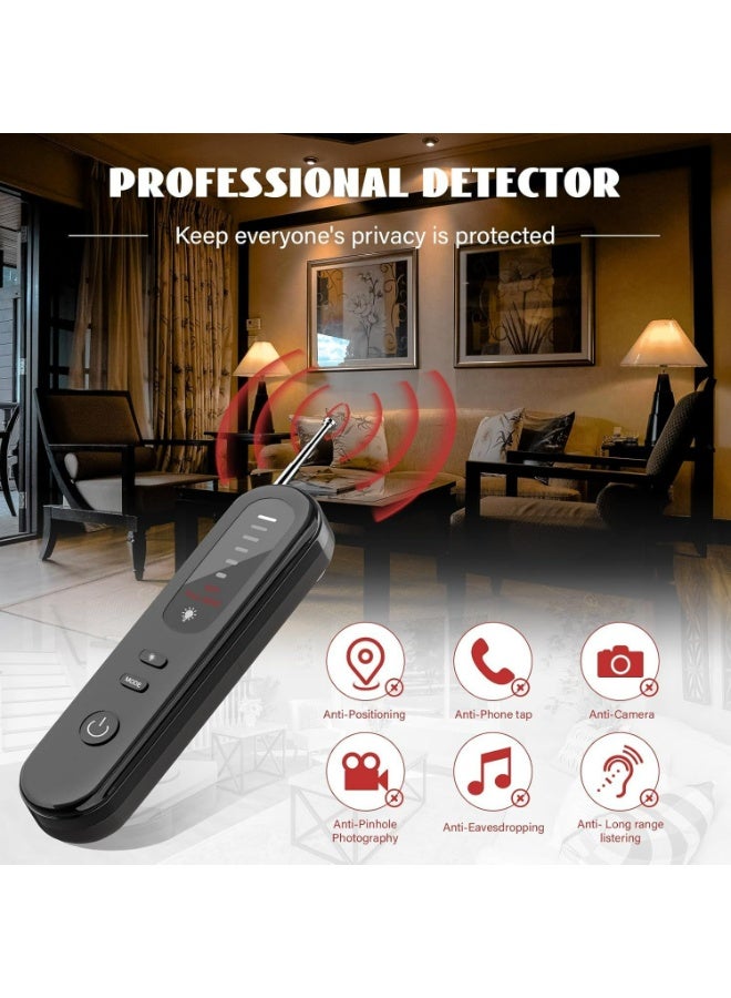 X-level Portable Hidden Camera Detector, Bug Detector, GPS Finder, Anti Spy Wireless Signal Scanner, Infrared Camera Detector, Listening Device Detector for Home,Office,Travel,Car - Image 2
