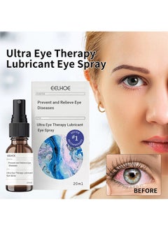 Lubricant Eye Spray 20ml Prevent and Relieve Eye Diseases, Eye Care Lubricating Spray Relieve Eye Fatigue Dry Eyes Eye Care Spray Provide Soothing Relief for Tired, Dry, and Irritated Eyes