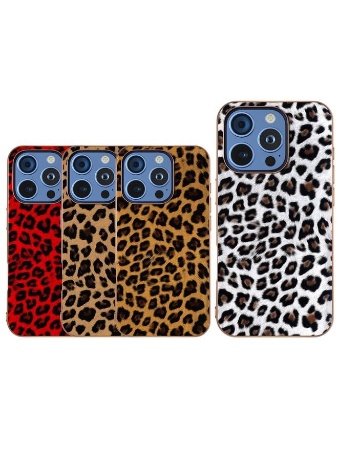 S-TOP Case For iPhone 16 Pro Max Nano Plating Leopard Print Phone Case - Image 5