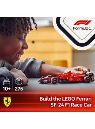Speed Champions Ferrari SF-24 F1 Race Car Toy 77242 (Age 10+, 275 Pieces) - view 3