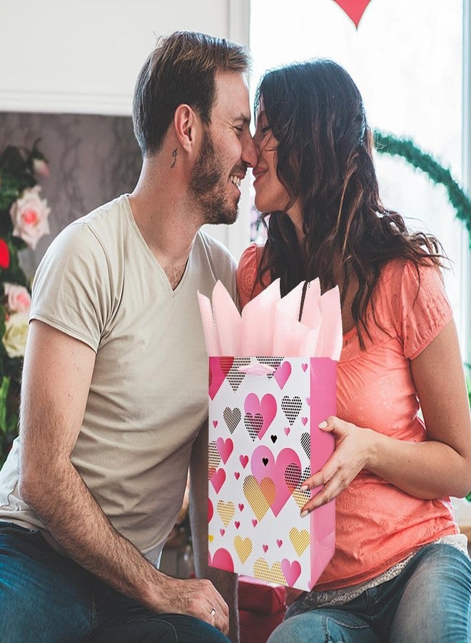 Colodeol 4pcs Valentine gift bags (4 Valentine medium bags) - Image 5