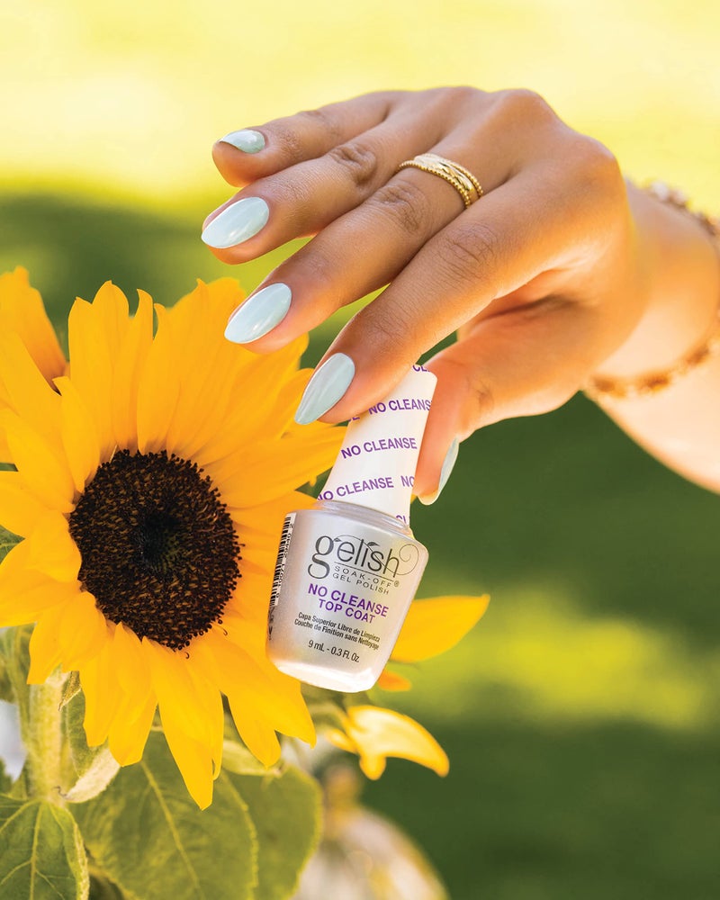 Gelish No-Cleanse Top Coat â€“ No Wipe High-Gloss Finish, Durability, Long-Lasting, Easy Application, UV/LED Compatible, Professional Gel Nail Polish Sealer - Image 2