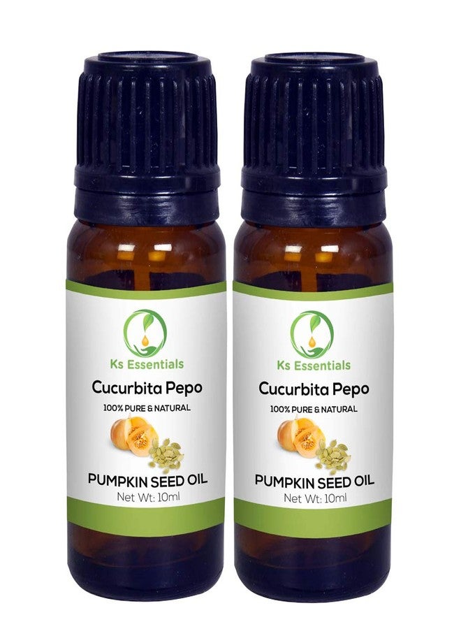 Ks Essentials Pumpkin Seed Carrier Oil 100% Pure Natural & Therapeutic Grade For Aromatherapy, Skin & Hair Growth (10ml) Each - Image 2