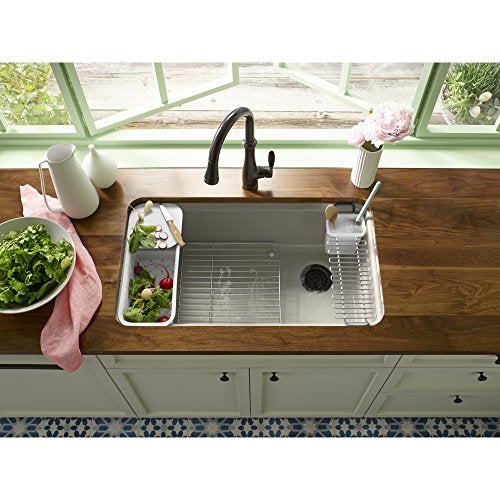 KOHLER K6237ST Riverby LeftHand Sink Rack Stainless Steel 100 x 1856 x 1413 inches - Image 3