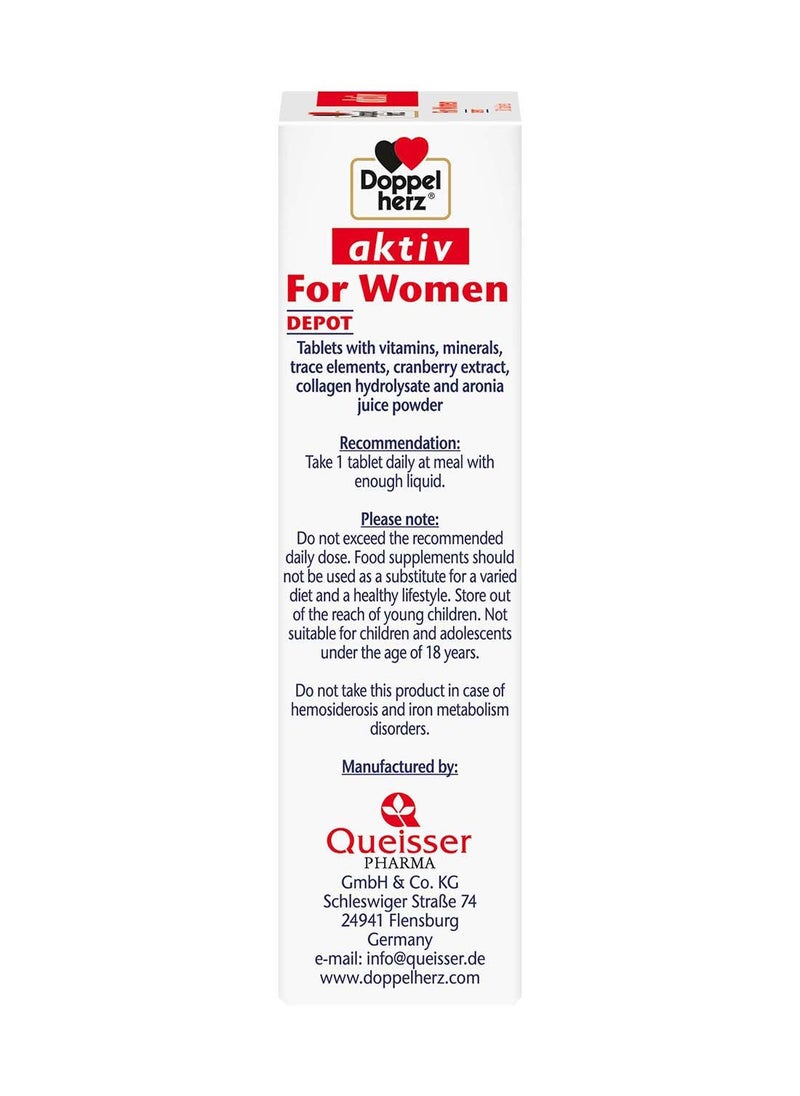 Doppelherz - Doppelherz Aktiv For Women Depot, 30 Tablets - Image 1