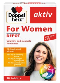 Doppelherz Aktiv For Women Depot, 30 Tablets