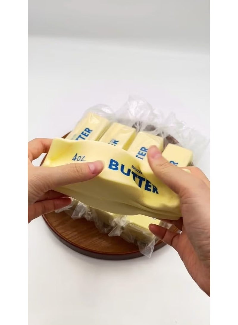 SquishyFun Slow Rising Dumpling Squishy Butter Squeeze Toy Sensory Stress Relief Squishies Soft & Stretchy Fidget Toys for Anxiety Relief Party Favors 1Pcs(Dumpling Squishy Butter) - Image 2