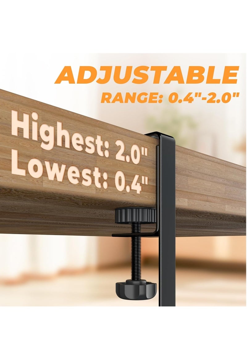 إدارة الكابلات تحت المكتب، منظم الحبل للمكتب، تحت تخزين المكتب للمكتب، المنزل - لا ضرر للمكتب لا حفرة。 - Image 4