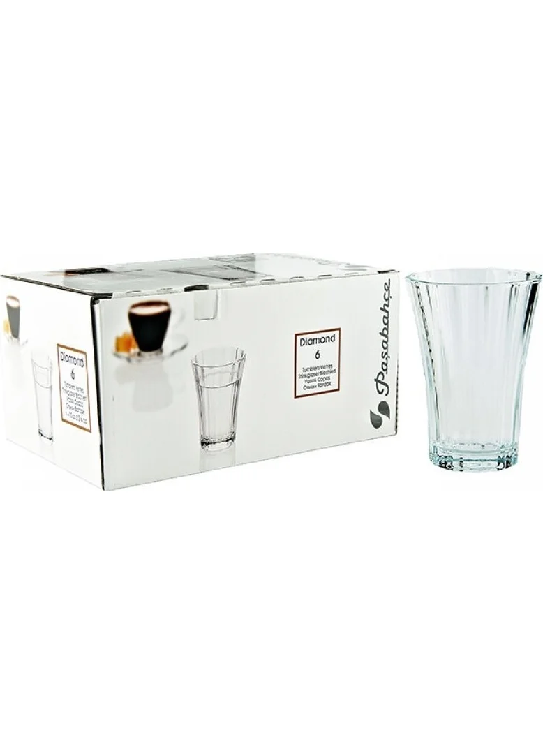 Paşabahçe 52400 Diamond Side Coffee Cup of 6
