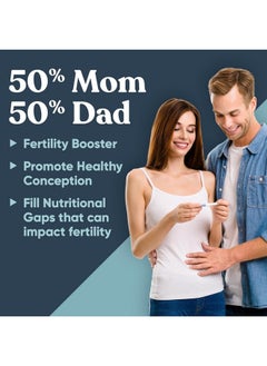 Eu Natural Eu Natural Conception Fertility for Her & Him Bundle - Fertility Supplements Combo for Women & Men - Prenatal Vitamins - Promote Hormone Balance, Cycle Consistency, Aid Ovulation - 120 Count  - Image 2