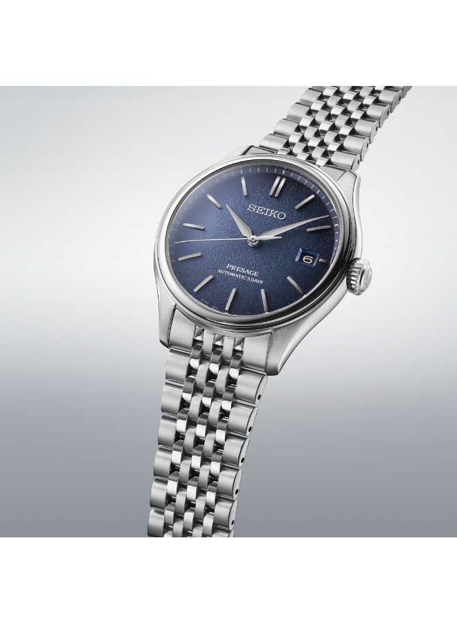 Seiko Presage Classic Watch SPB525J1, 40.2 mm Blue Dial, Stainless Steel Case & Bracelet, 100 m WR - Image 3