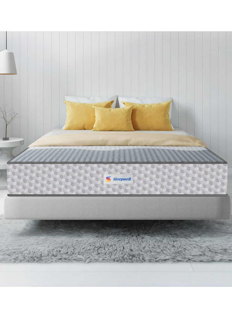 Sleepwell - Ortho Pro Spring Impressions Memory Foam Mattress With 10 Night Trial Cool Gel Memory Foam and Hybrid Pocket Spring Mattress Best for Spine Balance Mattress - Image 1