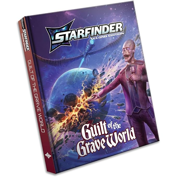 Starfinder Guilt of the Grave World Hardcover | Second Edition Adventure Path Levels 1-5 Space Opera Campaign