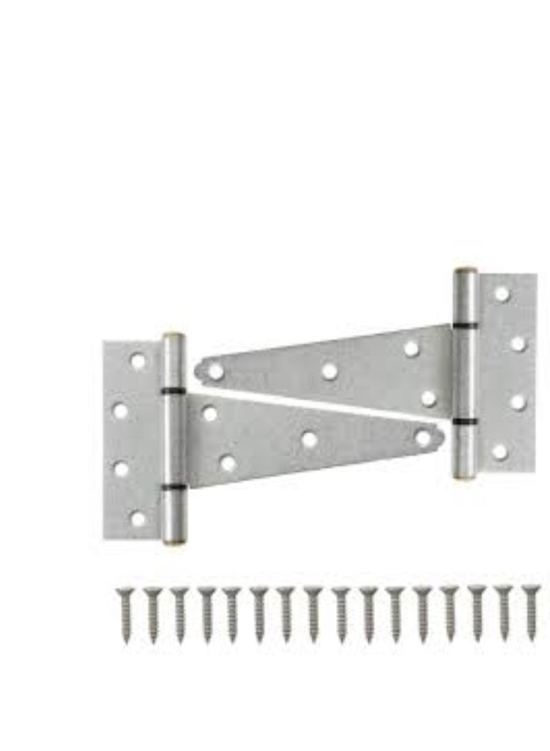 KNP KNP T-Type Heavy Duty Metal Hinges 6 inch - Image 2