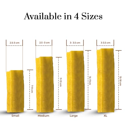 Dogsee Chew 100% Natural Turmeric Cheese Based Dental Chews Medium Bars (140 Gm) - Image 3