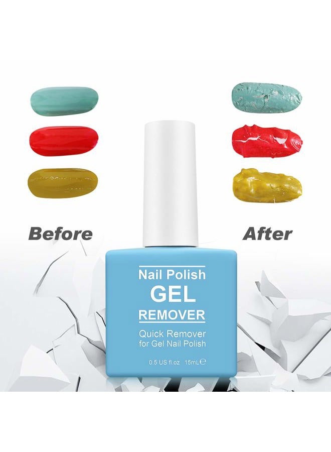 IFUDOIT Gel Nail Polish Remover 2 Pack, Professional Gel Remover for Nails, Easily & Quickly Remove Nail Polish in 3-5 Minutes, Doesn't Hurt Nails, No Need For Foil, Soaking Or Wrapping - Image 4