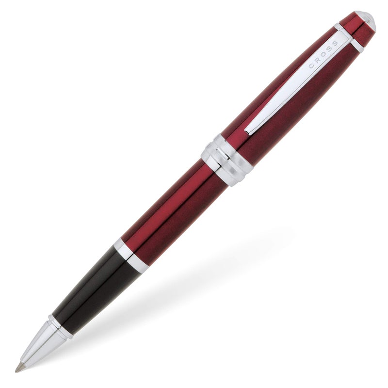Cross Bailey Refillable Rollerball Pen Presented in a Premium Gift Box - Medium Point, Black Ink, Red - Image 1
