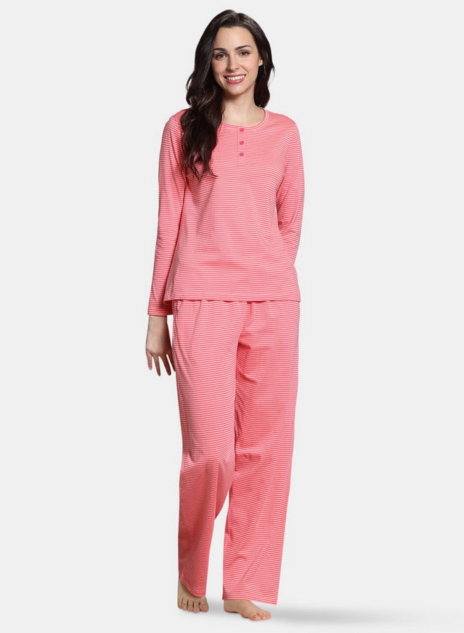 Zivame Striped Pyjama Set - Image 4