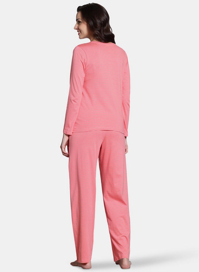 Zivame Striped Pyjama Set - Image 3