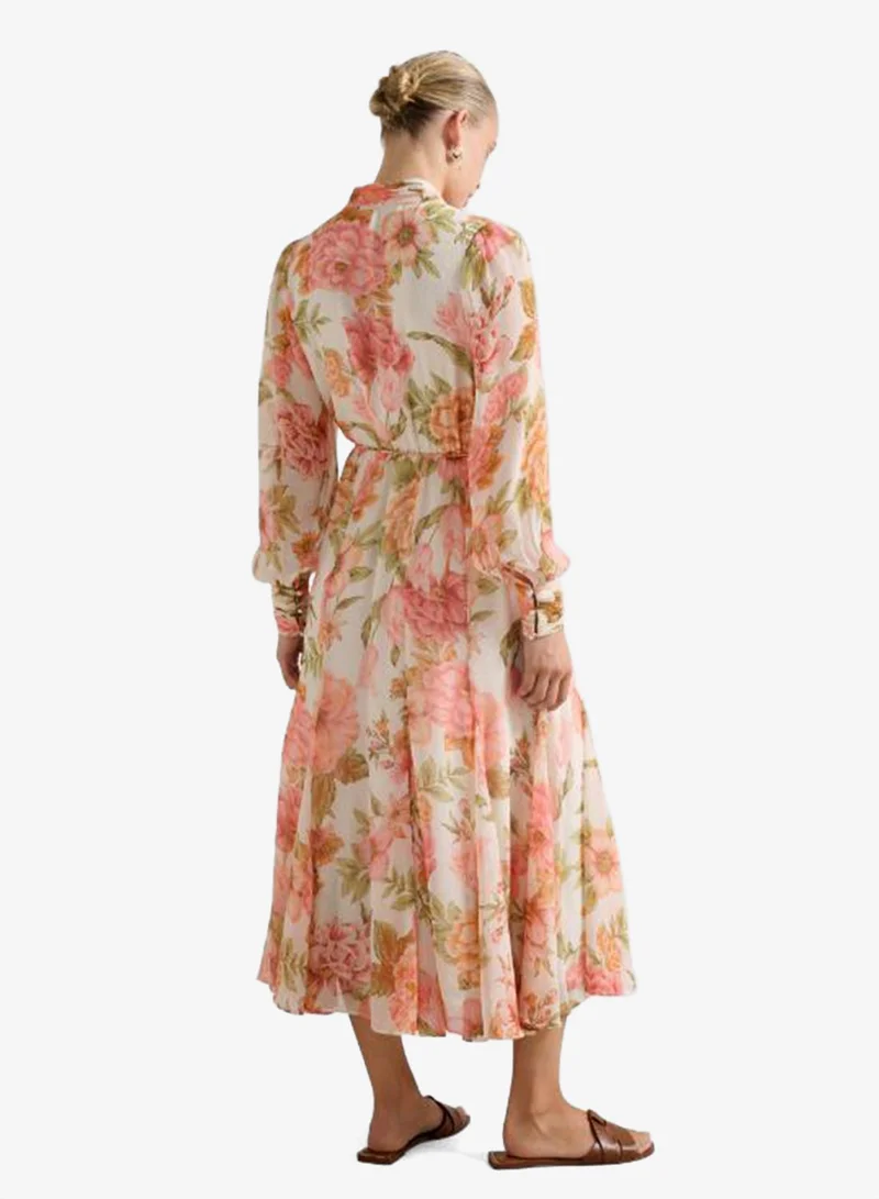 forever new Tina Printed Long Sleeve Mini Dress