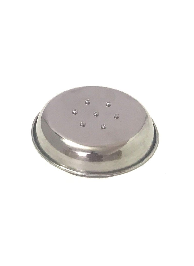 Pass Pass Pass Pass Stainless Steel Agarbatti Stand with Plate Stainless Steel Incense Holder Silver  - Image 4