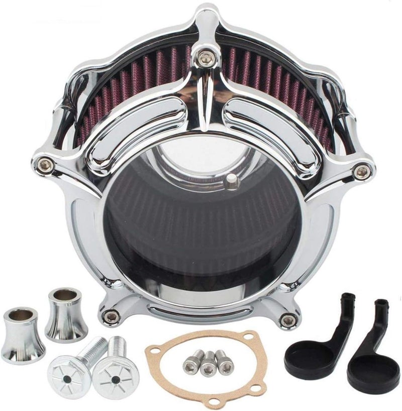 QASULER CNC Motorcycle Air Filter Kit - Image 1
