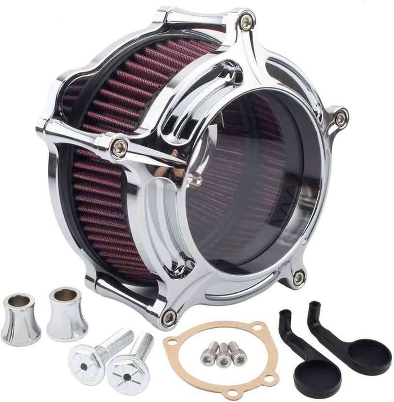 QASULER CNC Motorcycle Air Filter Kit - Image 4