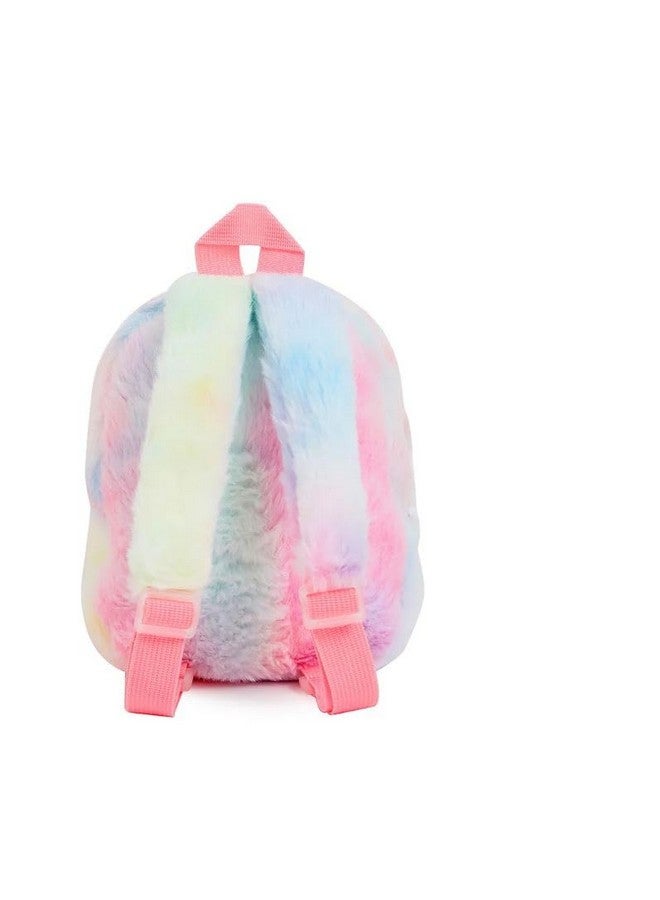 Frantic Kids Soft Animal Cartoon Travelling School Bag Soft Plush 1 Compartment Backpacks Boys Girls Baby for 2 to 5 Years Baby/Boys/Girls Nursery, Preschool, Picnic (Multi Unicorn Furr) - Image 3