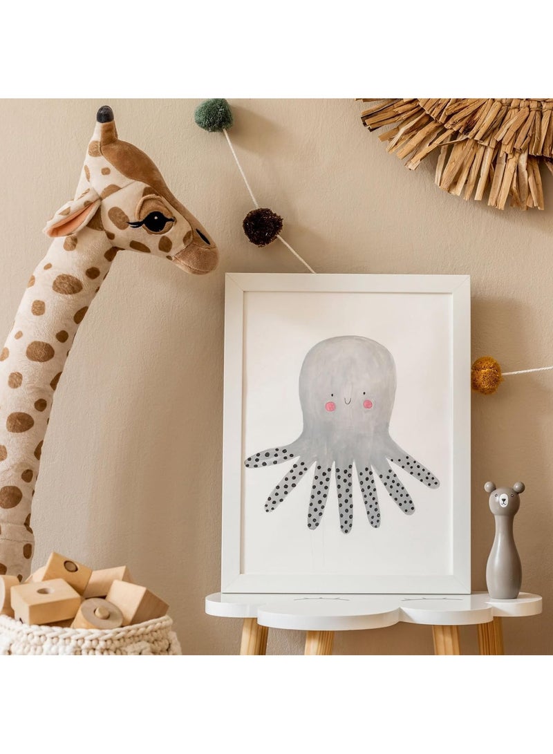 FASHION HOME 4 Packs A4 Display Picture Wall Hanging Photo Certificate Wooden Frame - Image 5