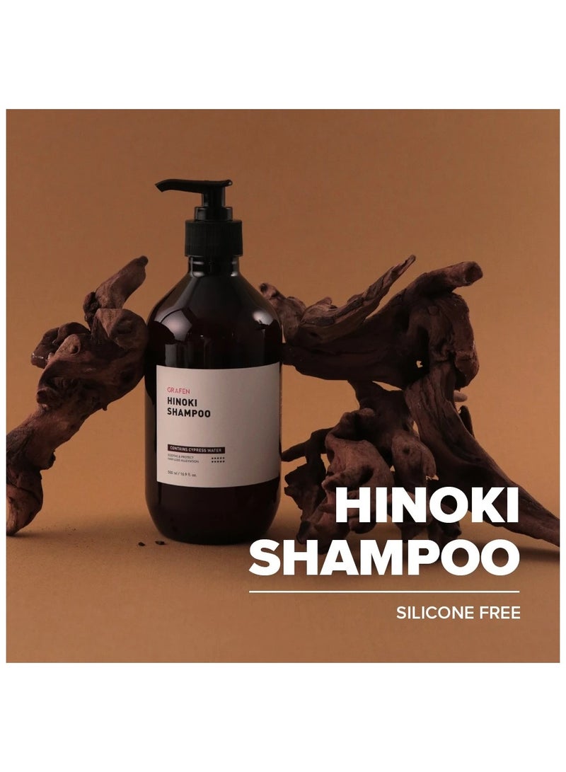 Grafen Hinoki Shampoo 500ml - Image 3