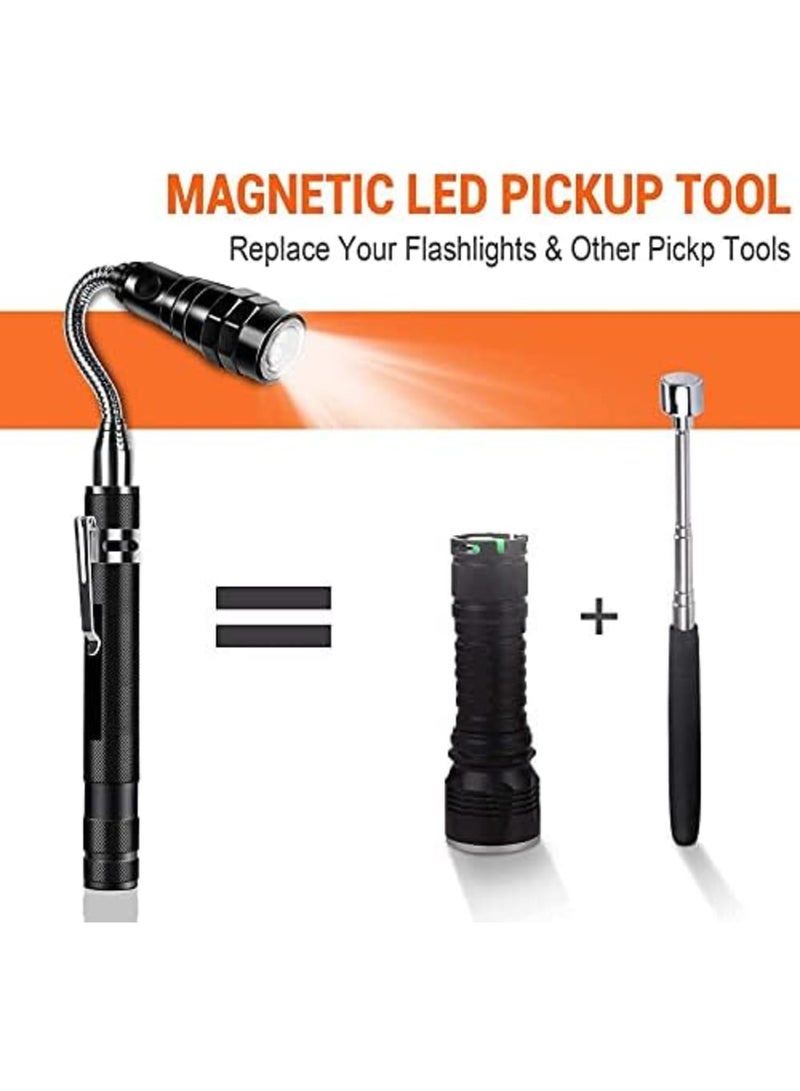 Luckam Tool Gifts for Men Dad Husband Telescoping Magnetic Pickup Tool Stocking Stuffers Gifts, Mechanic Magnet Unique Gadget Birthday - Image 3