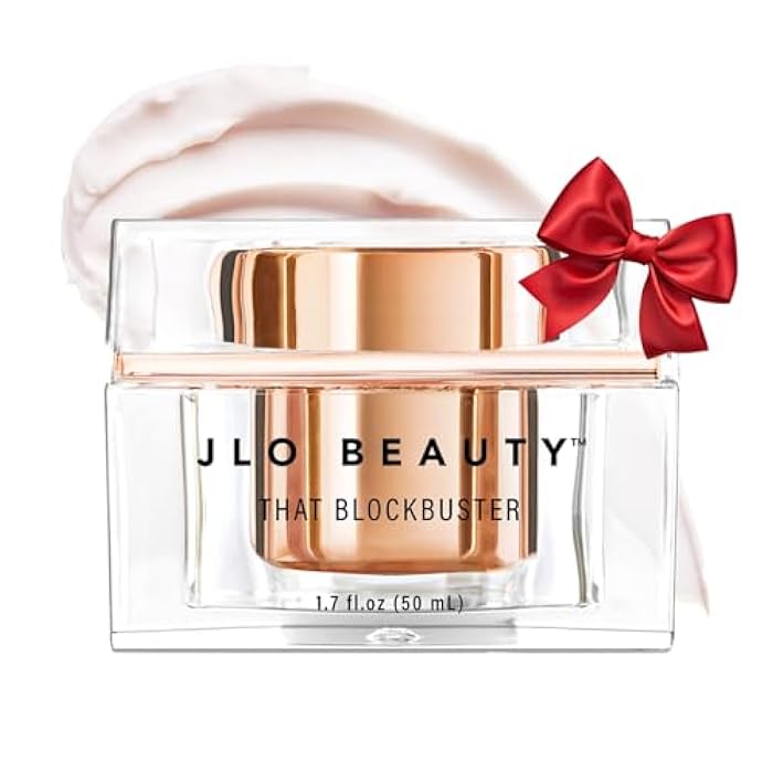 JLO BEAUTY Hydrating Face Moisturizer Cream, Hyaluronic Acid & Peptide Infused Skin Care, Moisturizer Face Cream for Women, Day & Night Formula to Visibly Smooth Fine Lines, That Blockbuster, 1.7 Oz - Image 1