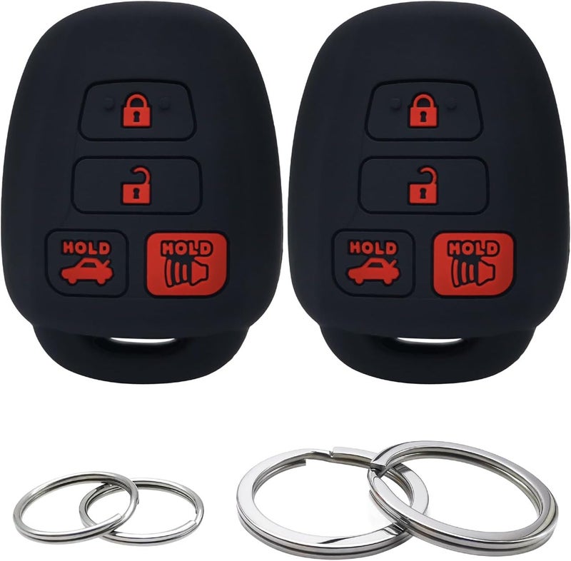 GFDesign Silicone Key Fob Cover Set for Toyota - Image 1